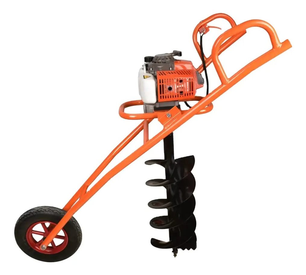 Hoyadora Pocera 62cc Reforzada Con Mecha Y Rueda, Novedad! - Imagen 4