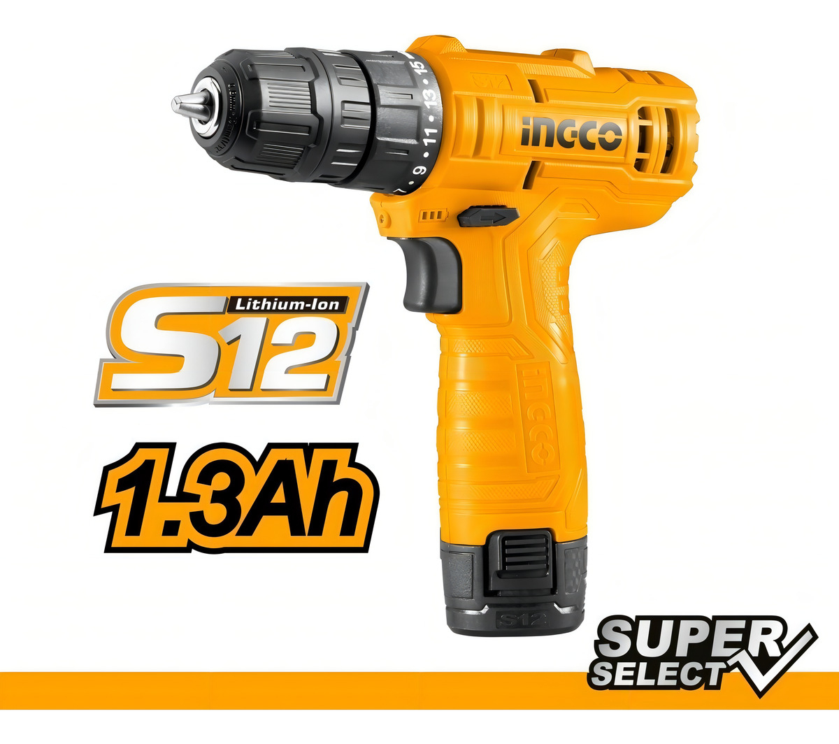 Atornillador 12v Ingco Eco Cdli12415 C/ Batería Y Cargador