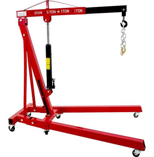 Pluma Hidraulica Plegable Motor 2 Ton Profesional Uso Rudo - Imagen 2