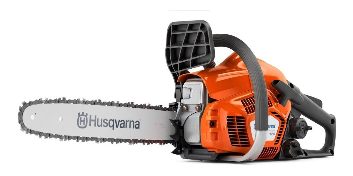 Motosierra A Nafta Husqvarna Gasolina 35cc Naranja/negro 120 1.959hp