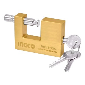 Candado Antipalanca Bronce 60mm Ingco 3 Llaves Dbbpl0602 Tyt