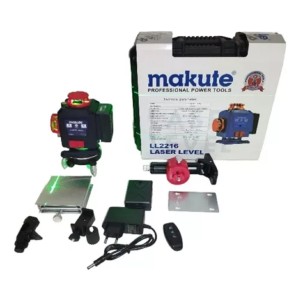 Nivel Láser 16 Líneas, Diodo Verde, 2 Baterías, Accesorios