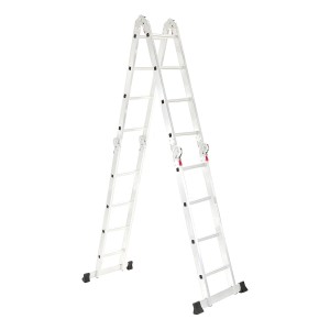 Escalera De Aluminio Multipropósito 4x4 16 Escalones Te1700 Garden Life