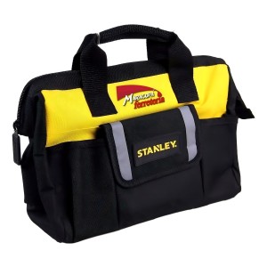 Bolso Para Herramientas 12'' 6 Bolsillos Stanley Color Negro/amarillo
