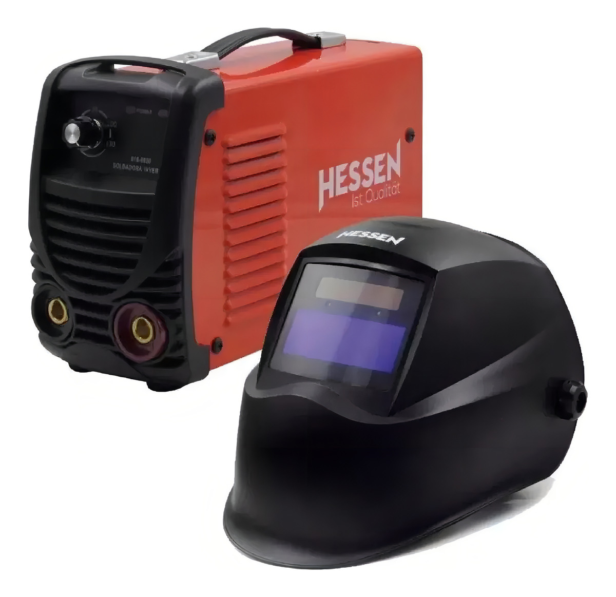 Maquina De Soldar Mma 120a Energy + Careta De Proteccion Color Rojo Frecuencia 50-60 - Imagen 2