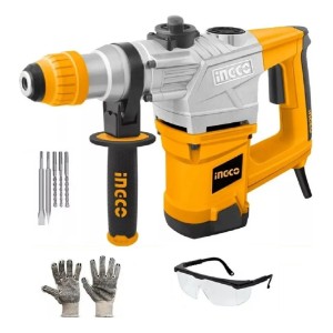 Mecha Rotomartillo Ingco 1050w Sds Plus + Maletín + Punta