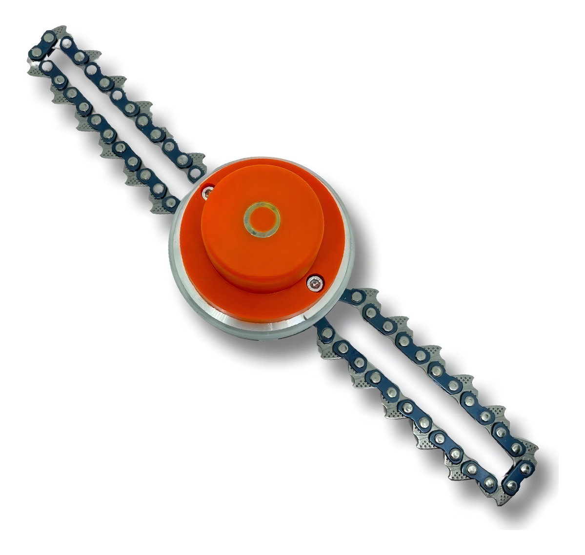 Bobina De Disco Con Cadena Para Desbrozadoras Toyama Tekna Lira, Color Naranja - Imagen 2