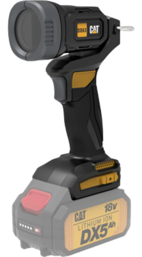 Linterna Cat Dx63b 18v Cabeza Giratoria Sin Bateria Color De La Luz Blanco