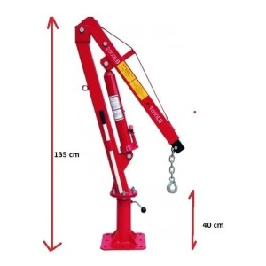 Guinche O Grua Giratoria Equus Para Camioneta O Camión 900kg