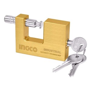 Candado Seguridad 70 Mm Rectangular Ingco Dbbpl0702 Bronce