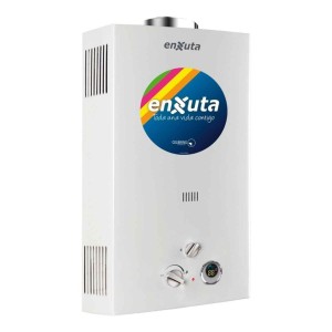 Calentador A Gas Instantaneo Enxuta Tenx16g 16 Lts Color Blanco