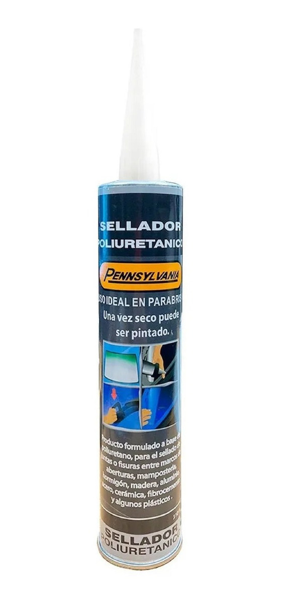 Sellador Poliuretánico Negro 310 Ml Parabrisas Pennsylvania