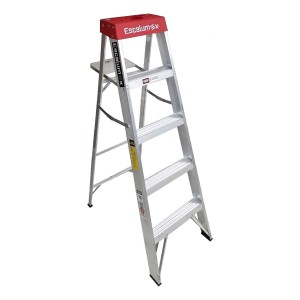 Escalera Tijera De Aluminio Escalumex 5 Peldaños -