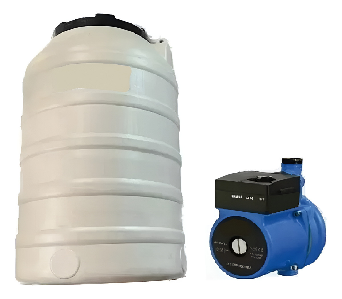 Tanque De Agua 350 Lts Tri Capa Web + Bomba Pres 1/8hp - Tyt