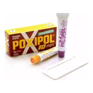 Soldadura Plastica Poxipol Transparente 14 Ml -