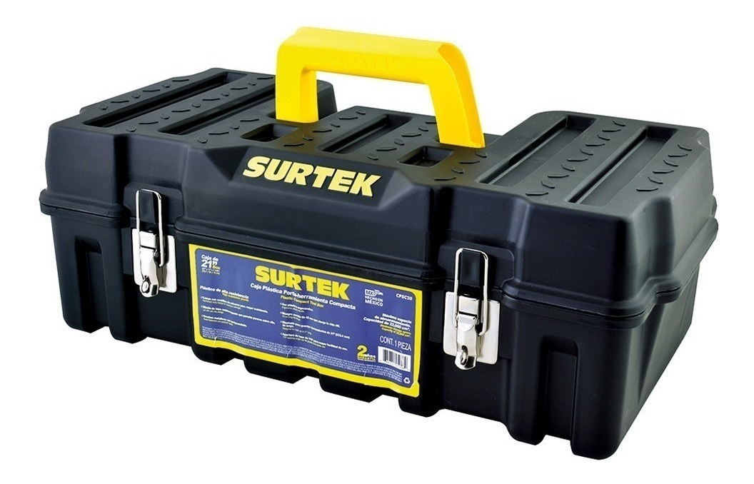 Caja Portaherramientas Plástica Surtek Cpsc20 21'' - Tyt