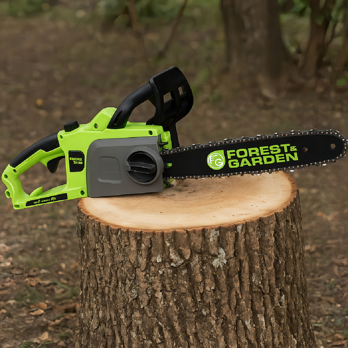 Motosierra Electrosierra Forest & Garden El616/4/220f 16 Color Verde - Imagen 5