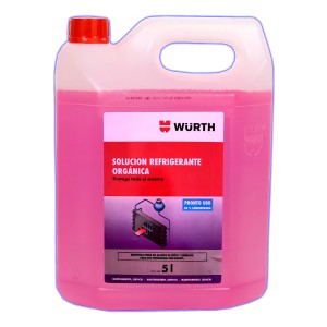 Refrigerante Anticongelante Wurt Diluido Al % 50de 5 Litros