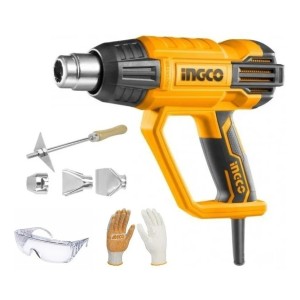 Pistola De Calor Pro 3 Niveles De Temp Ingco 2000w Hg200028