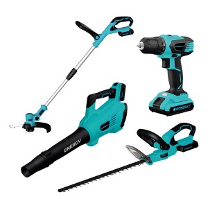 Kit Taladro Y Jardinería (c/2 Bat.) -tpj41/18c2 - Energy Color Turquesa