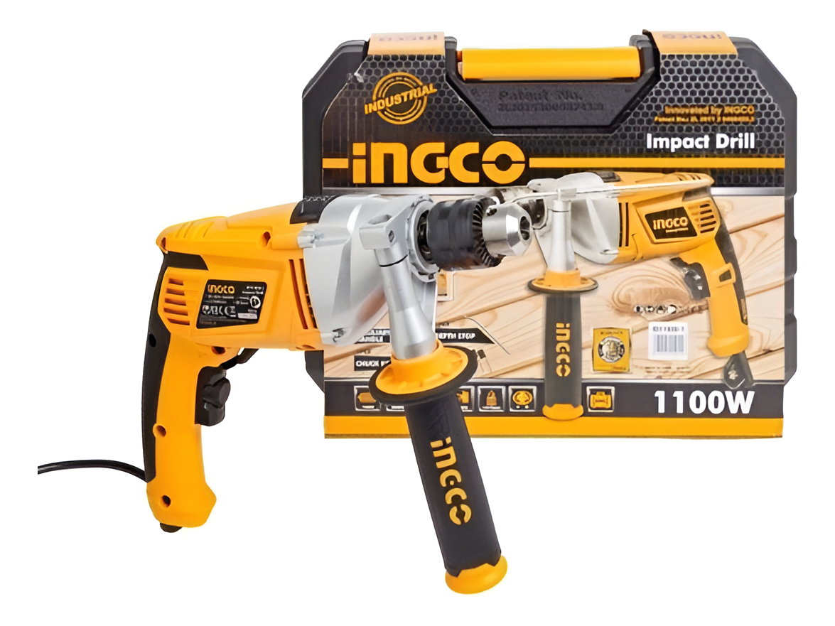 Mecha Taladro C/perc. 1100w C/ Maletin Industrial Ingco