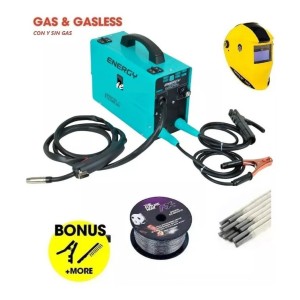 Soldadora 4 En 1 Mig, Tig, Mma Gas No Gas + Careta Fotosensi