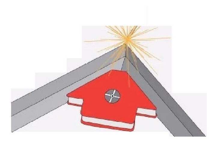 Escuadra Magnética Para Soldar Ángulos 5 - 34kg Crossmaster - Imagen 2