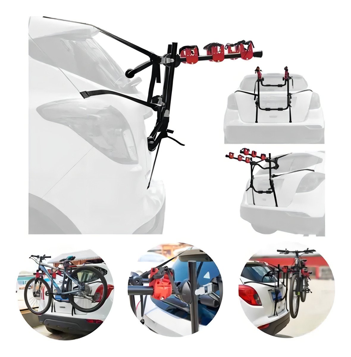 Porta Bicicleta Auto Soporte Con Capacidad Para 3 Bicicletas - Imagen 10