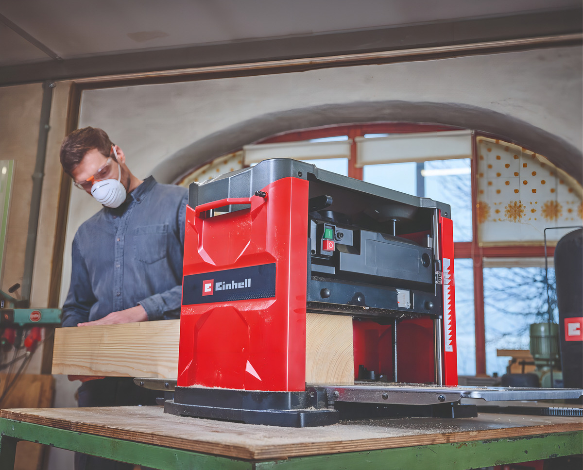 Cepilladora Estacionaria Te-sp 330 Einhell Rojo - Imagen 5