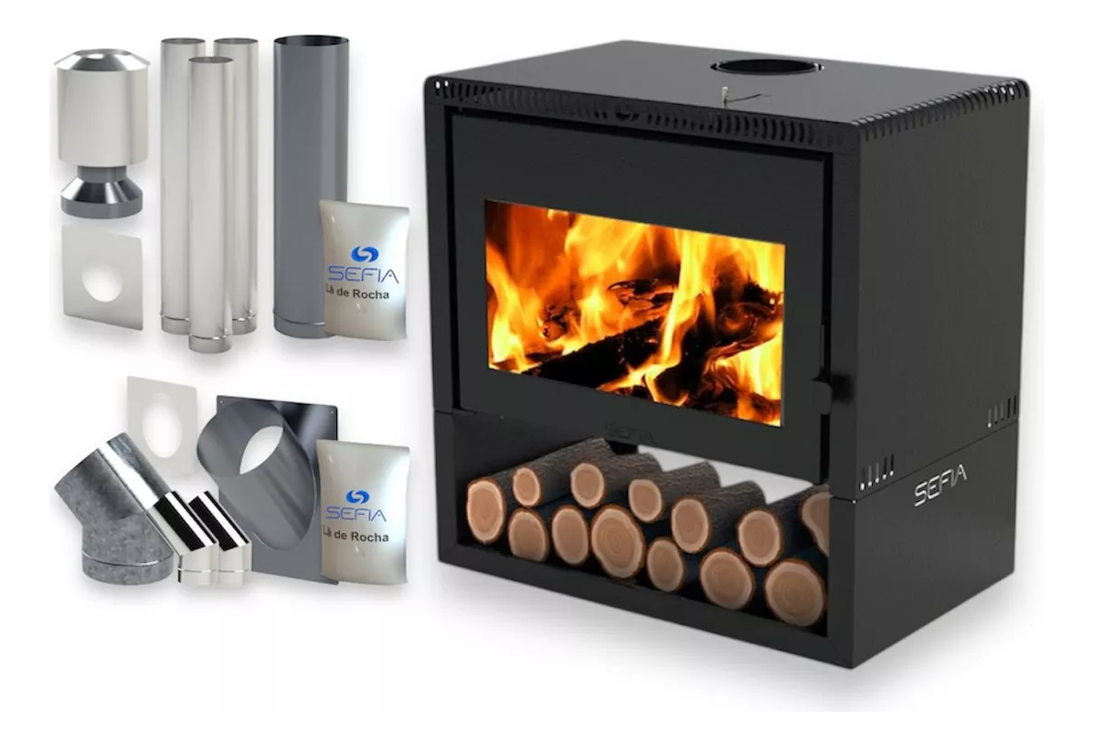 Calefactor Premium Grande 200m2 + Kitpared In