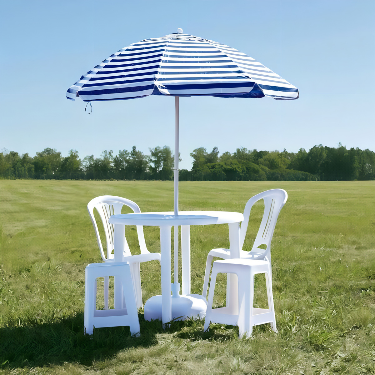 Mesa Mor Redonda Color Blanco - Imagen 3