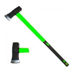 Hacha De Rajar Mango De Fibra 2.8 Kilos 6 Libras Leña