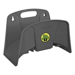 Soporte De Pared Plástico Fijo Para Manguera Tramontina Color Gris