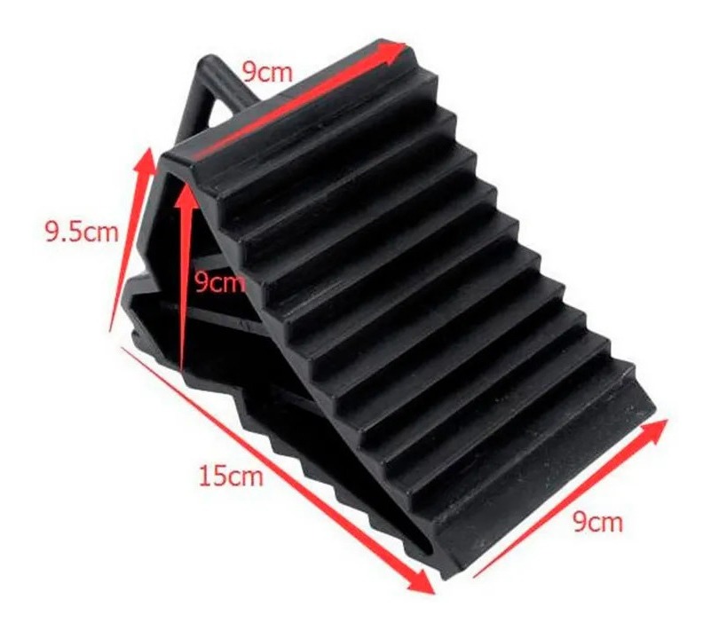 Tope Taco Cuña Calza De Goma Auto Juego - Tyt - Imagen 2