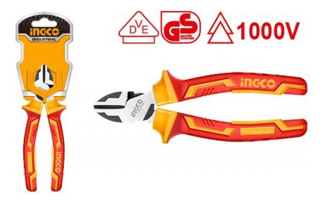 Alicate Aislado 6 Hihldcp28160 Corte Diagonal Ingco - Imagen 2
