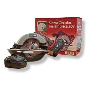 Sierra Circular Brushless Equus + Cargador 20v + Batería 2.0