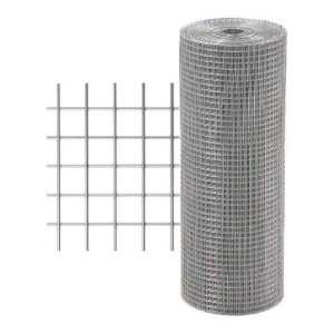 Malla Tejido Pollito Electrosoldado 25x25mm X25 Mts Galvan