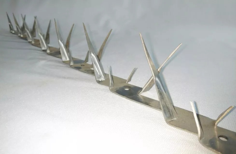 Pinchos O Puas De Seguridad Para Muro Acero Inox 1,25mts - Imagen 2