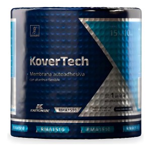 Membrana Autoadhesiva Kovertech Rollo 15cm X 10mts Aluminio Azul