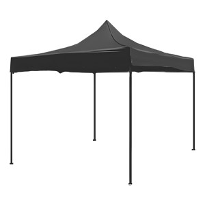 Gazebo 3x3 Negro Reforzado E Impermeable Filtro Uv