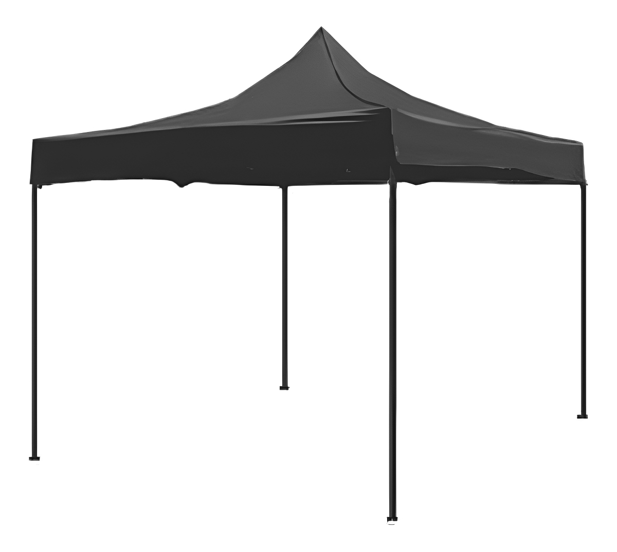 Gazebo 3x3 Negro Reforzado E Impermeable Filtro Uv