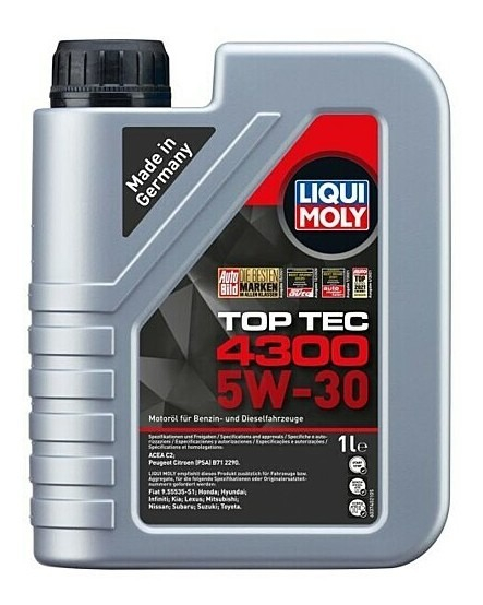 Aceite Para Motor Liqui Moly Sintético 5w-30 Para Auto/camioneta X 1l