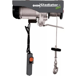 Aparejo Malacate Eléctrico Gladiator Ind 1600w 12mt 1000kg