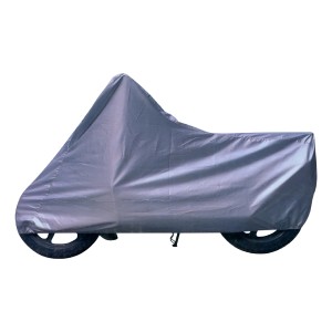 Funda Cubre Moto Impermeable Plateado Tamaño Grande - Tyt
