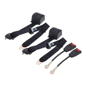 Juego X 2 Cinturon Seguridad 3 Puntas Retractil Homologado