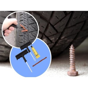 Kit Repara Pinchazos Neumaticos Con Tarugos Sin Camara - Tyt