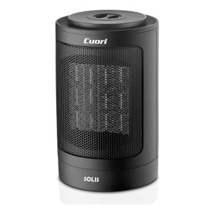 Caloventilador Cuori Solis Cuo-1223 1500w 2 Niveles Calor Color Negro