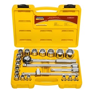 Juego Dados 22 Piezas Encastre 1/2'' Tramontina Master - Tyt