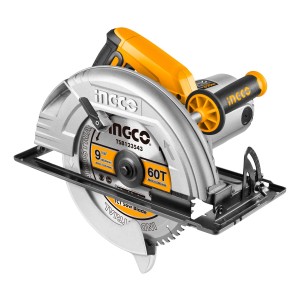 Sierra Circular Industrial De Mano Ingco Cs2358 Disco 9 1/4  220 Color Amarillo Frecuencia 2