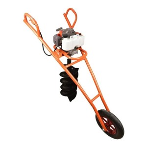 Hoyadora Pocera 62cc Reforzada Con Mecha Y Rueda, Novedad!